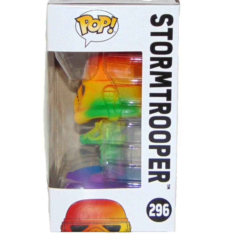 Funko Pop #296 Stormtrooper Rainbow Pride Star Wars It Gets Better Vinyl Figure